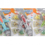 Ensemble d’avions en plastique à inertie pour enfants