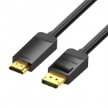 Câble DisplayPort 1.2 vers HDMI 1.4 Vention HAGBH 2 m, 4K 30 Hz (noir)