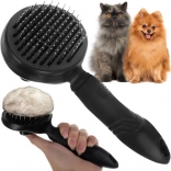 Brosse autonettoyante pour poils d'animaux de compagnie