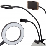 Lampe de table 24 LED avec support de téléphone