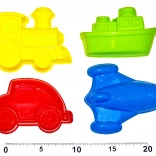 Moules à sable - ensemble de 4 pièces