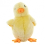Poussin en peluche jaune