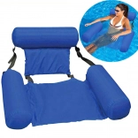 Fauteuil flottant gonflable type hamac pour piscine 100 × 120 cm