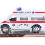 Ambulance en plastique à inertie avec portes ouvrantes