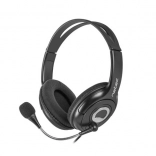 Casque Natec Bear 2 avec microphone noir