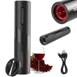 Tire-bouchon électrique pour vin avec batterie rechargeable et coupe-capsule