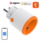 Prise intelligente NEO avec mesure de consommation, Zigbee 3.0, 16 A, FR, compatible avec Apple Home, Google Home et Alexa
