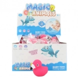 Flamant rose lumineux dans l’eau