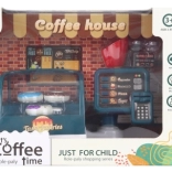 Café en plastique pour enfants avec caisse