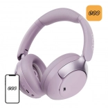 Casque sans fil QCY avec ANC et son Hi‑Res – violet