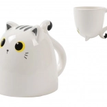 Mug avec chat blanc Up & Down