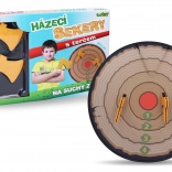 Haches à lancer pour enfants avec cible 45 cm