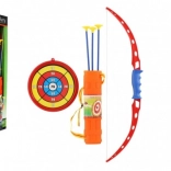 Set de tir à l’arc pour enfants avec cible et flèches à ventouse