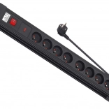 Multiprise parafoudre 8 prises 1,5 m avec interrupteur, montage mural