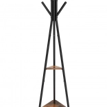 Portemanteau sur pied en bois LOFT avec étagères