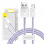 Câble USB Lightning Baseus Dynamic 2 2,4 A 1 m violet