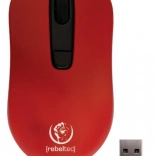 Souris optique sans fil Rebeltec Star rouge
