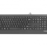 Clavier Natec Barracuda Slim noir USB