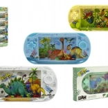 Jeu d’eau de poche avec dinosaures – jeu d’anneaux en plastique 18 cm