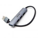 Hub USB Unitek 4-en-1 avec 5 Gbps et 3x USB 2.0