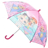 Parapluie automatique avec motif des poupées L.O.L.