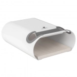 Support mural pour vélo avec étagère MACLEAN, max. 25 kg, blanc