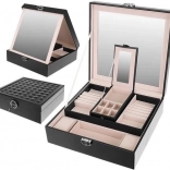 Boîte à bijoux noire Beautylushh