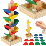 Arbre à billes en bois MONTESSORI