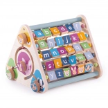 Bigjigs Toys triangle d’activité en bois avec animaux