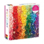 Boutons Arc-en-ciel Puzzle 500 pièces