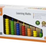 Jouet éducatif en bois pour apprendre à compter avec des perles