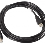 câble USB 2.0 AM–BM 1,8 m noir