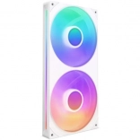 Ventilateur RGB double 280 mm NZXT F RGB Core PWM – blanc