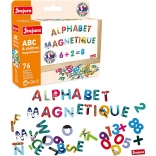 Jeujura lettres magnétiques colorées – 76 pcs