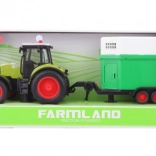 Tracteur avec remorque pour chevaux à piles