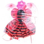 Costume coccinelle pour enfants – ailes, jupe, serre-tête et baguette