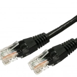 Cordon RJ45 UTP cat.5e, 3 m, noir, lot de 10 pièces