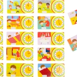 Small Foot Puzzle en bois Horloge