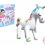 Licorne gonflable avec jet d’eau 220 × 160 × 80 cm – emballage tchèque
