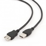 Câble d’extension USB 2.0 AM–AF 4,5 m noir
