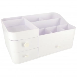 Grand organiseur cosmétique blanc avec tiroirs XXL