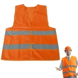 Gilet de signalisation réfléchissant orange XL