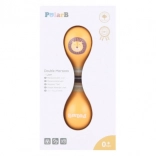 Maracas en bois double face avec motif lion PolarB