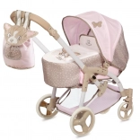 Poussette pliable pour poupées 3 en 1 avec couffin de transport DIDI, 75 cm