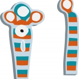 Small Foot ABC petit monstre Reese – décoration en bambou pour chambre d’enfant