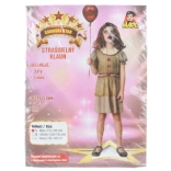 Robe de carnaval clown effrayant pour filles 110–120 cm