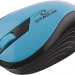 Souris optique sans fil Titanum Rainbow turquoise