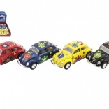 Modèle de voiture en métal KINSMART VOLKSWAGEN Beetle 13 cm, à rétrofriction, 4 couleurs