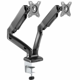 Support pour deux moniteurs 32" à vérin à gaz IB-MS304-T