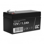 Batterie rechargeable AGM 12V 1,2Ah Batterie sans entretien pour UPS ALARME